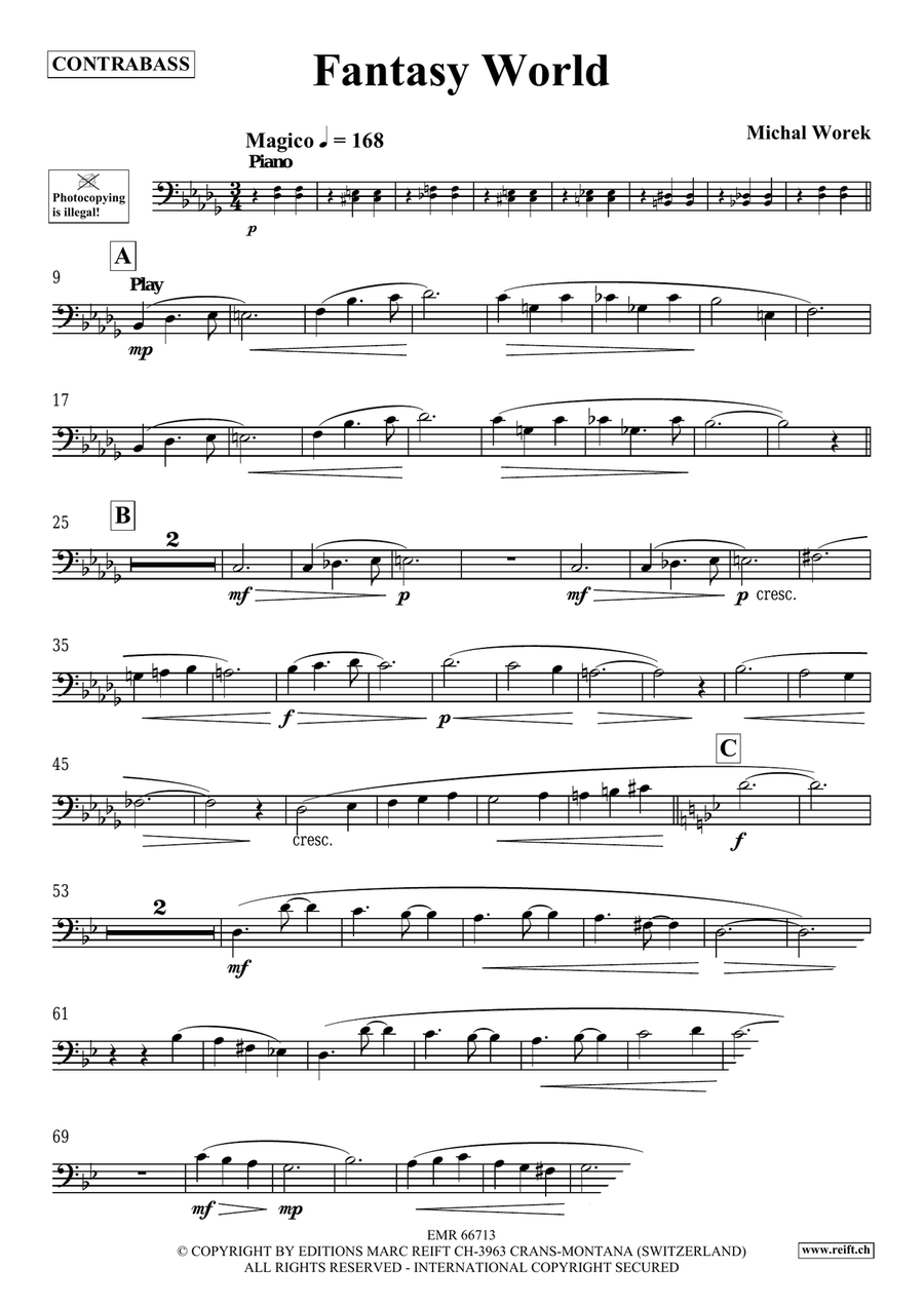 Fantasy World Fantasy World Double Bass scores gallery preview page 4