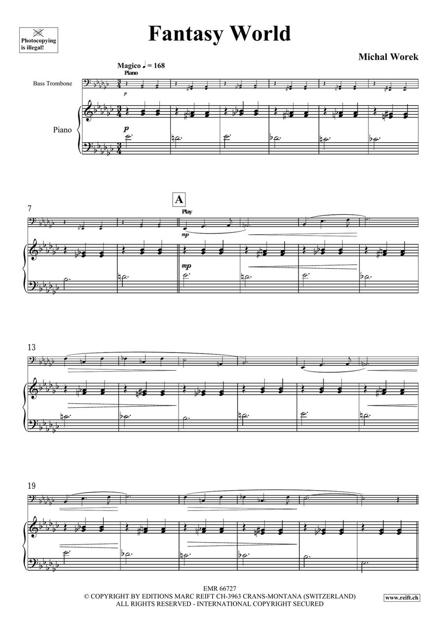 Fantasy World Fantasy World Bass Trombone scores gallery preview page 5