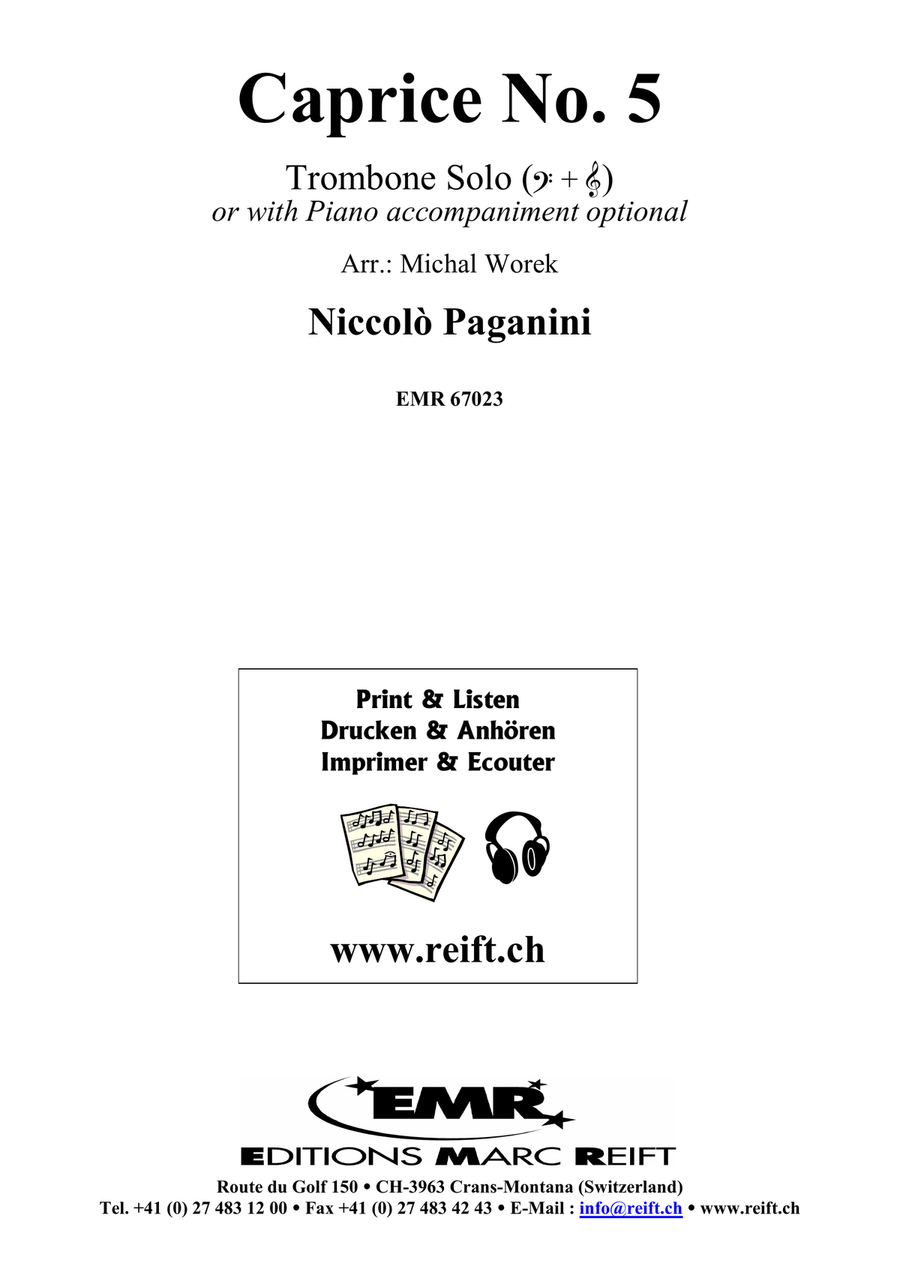 Caprice No. 5 Caprice No. 5 Piano Accompaniment scores gallery preview page 2