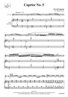 Caprice No. 5 Clarinet Solo scores gallery preview page 4