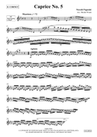 Caprice No. 5 Cornet scores gallery preview page 3