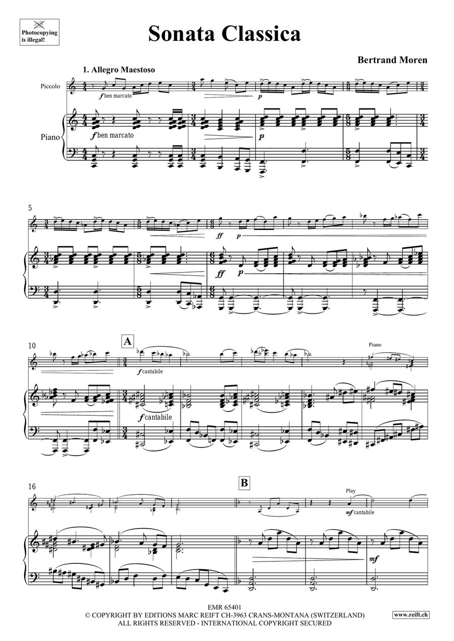 Sonata Classica Sonata Classica Piccolo scores gallery preview page 4