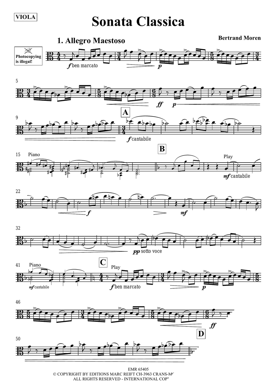 Sonata Classica Sonata Classica Piano Accompaniment scores gallery preview page 3