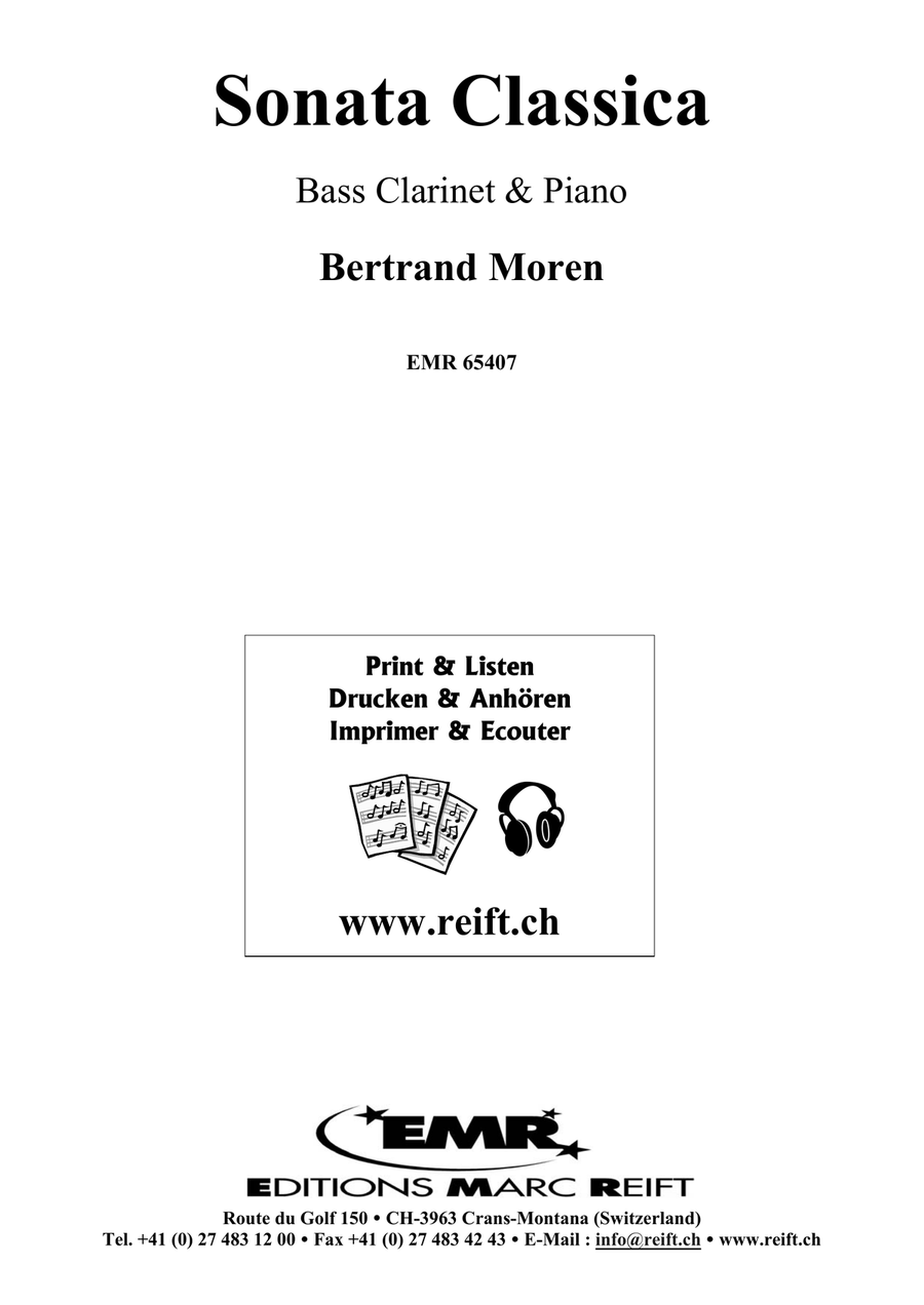 Sonata Classica Sonata Classica Bass Clarinet scores gallery preview page 2