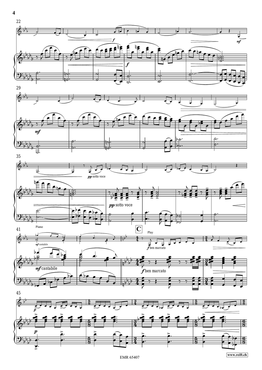 Sonata Classica Sonata Classica Bass Clarinet scores gallery preview page 5