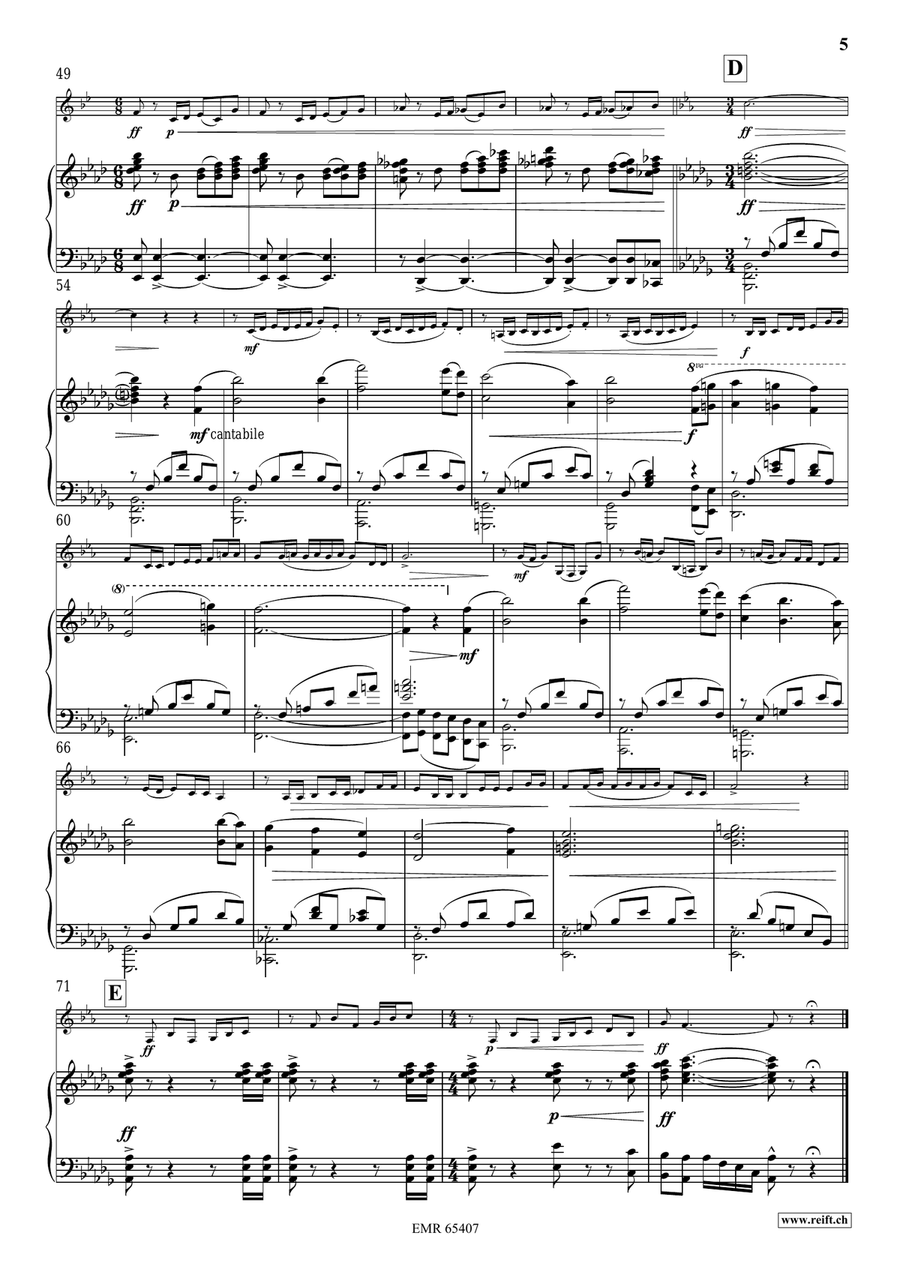 Sonata Classica Sonata Classica Bass Clarinet scores gallery preview page 6