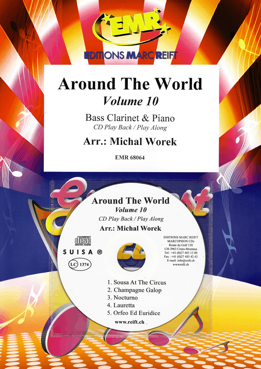 Around The World Volume 10 Bass Clarinet scores gallery preview page 1