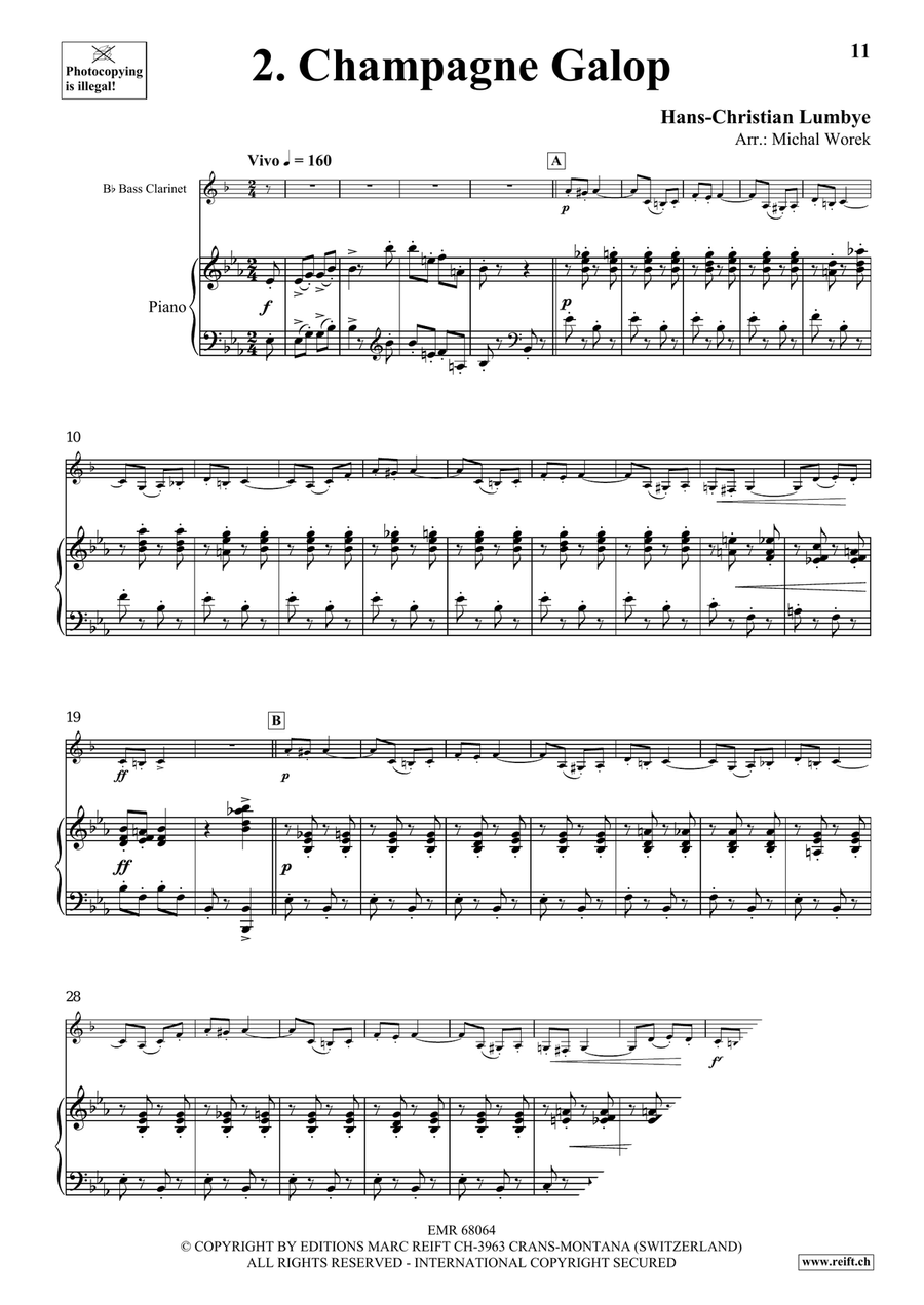 Around The World Volume 10 Bass Clarinet scores gallery preview page 6