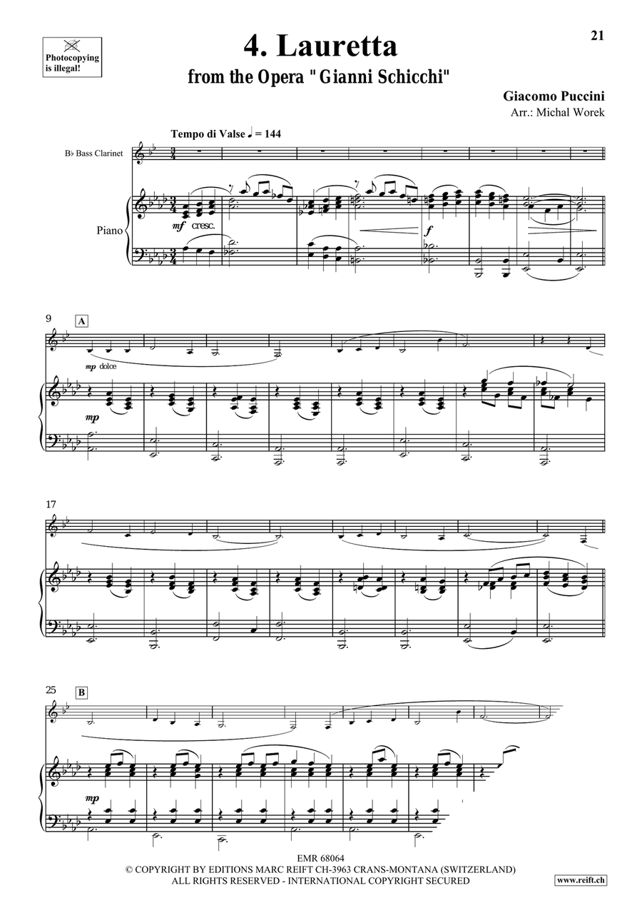 Around The World Volume 10 Bass Clarinet scores gallery preview page 8