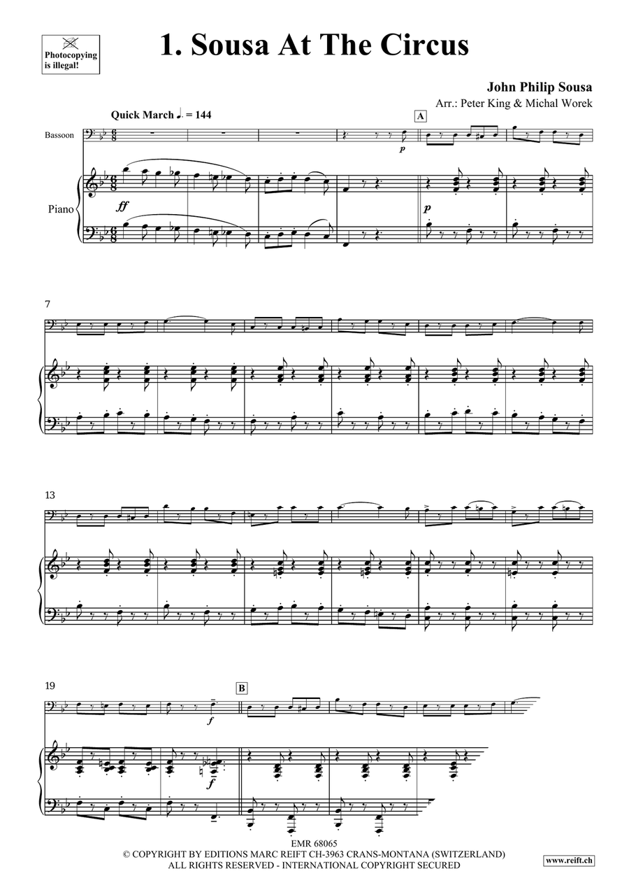 Around The World Volume 10 Bassoon Solo scores gallery preview page 5