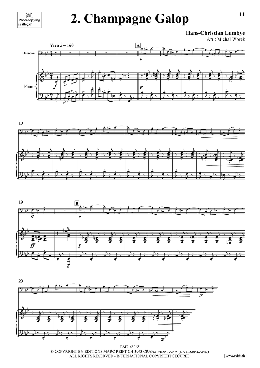 Around The World Volume 10 Bassoon Solo scores gallery preview page 6