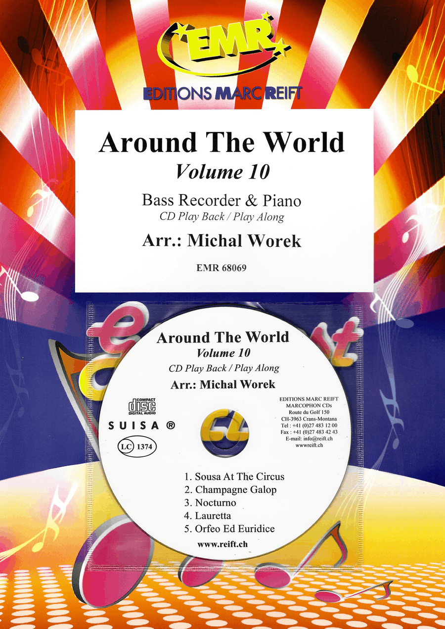 Around The World Volume 10 Bass Recorder scores gallery preview page 1