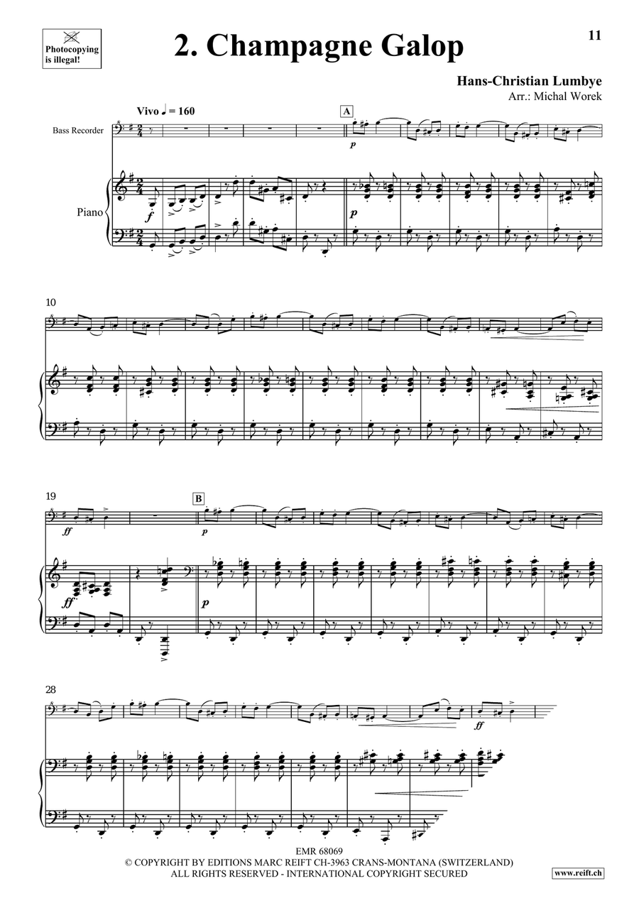 Around The World Volume 10 Bass Recorder scores gallery preview page 6