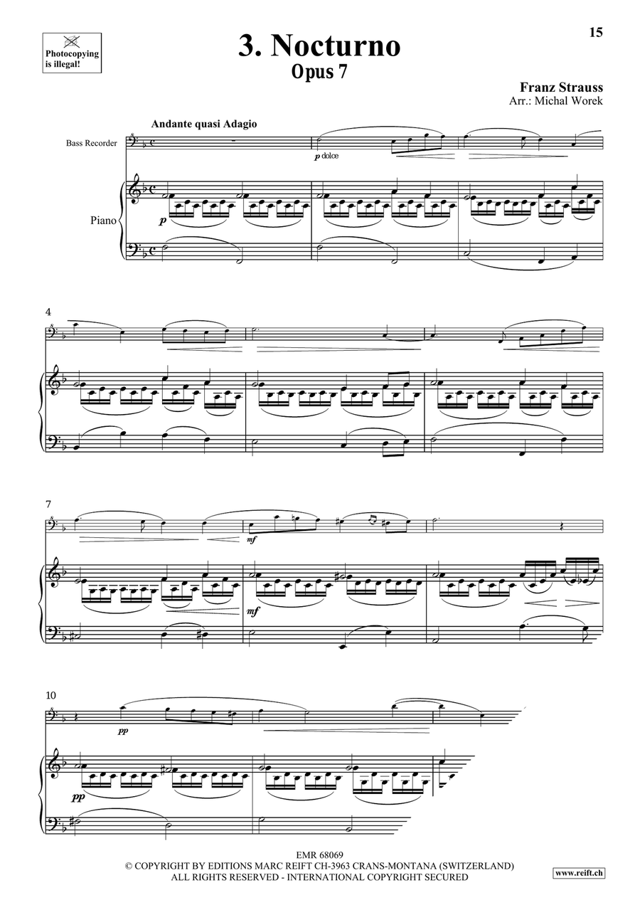 Around The World Volume 10 Bass Recorder scores gallery preview page 7