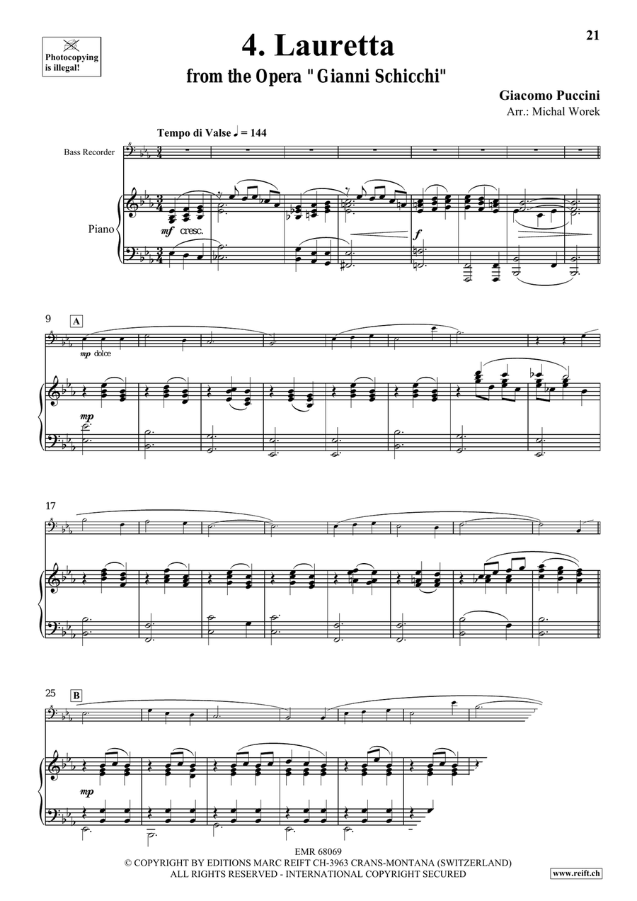 Around The World Volume 10 Bass Recorder scores gallery preview page 8