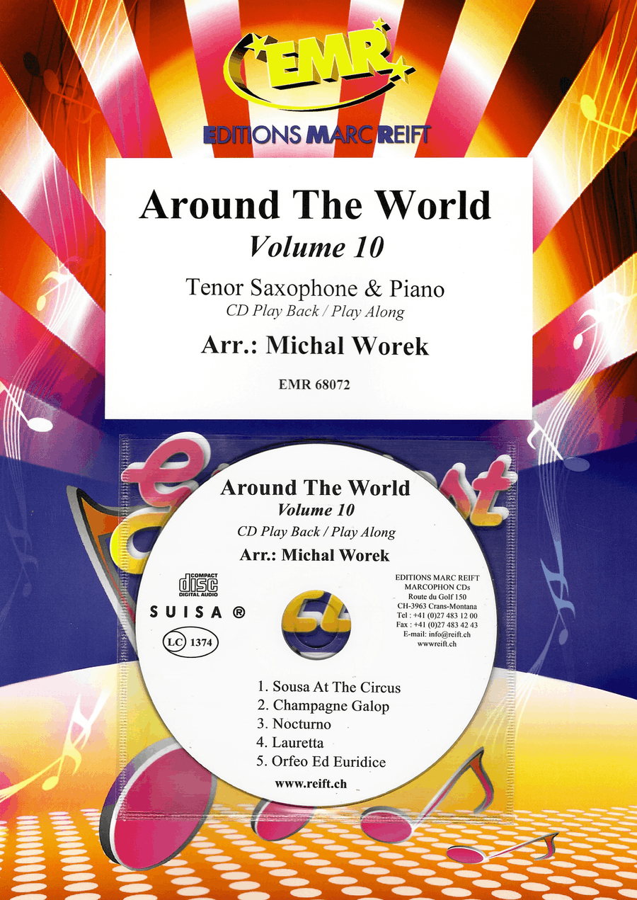 Around The World Volume 10 Tenor Saxophone scores gallery preview page 1