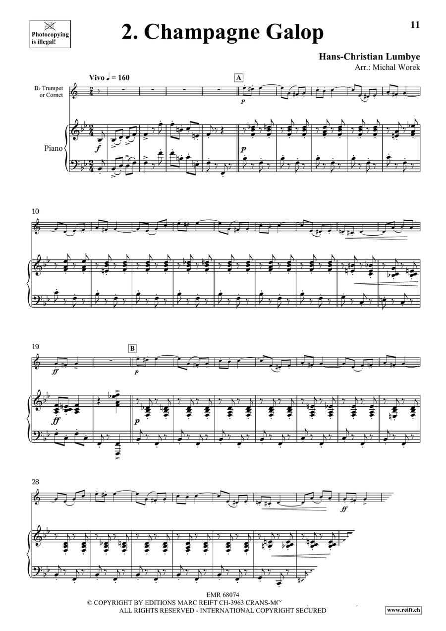 Around The World Volume 10 Cornet scores gallery preview page 6