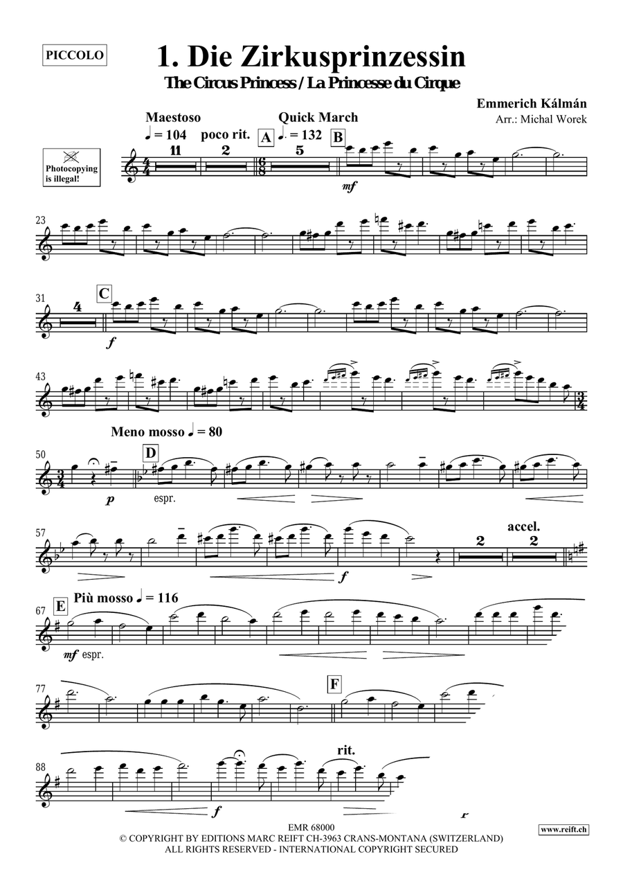 Around The World Volume 8 Piccolo scores gallery preview page 4