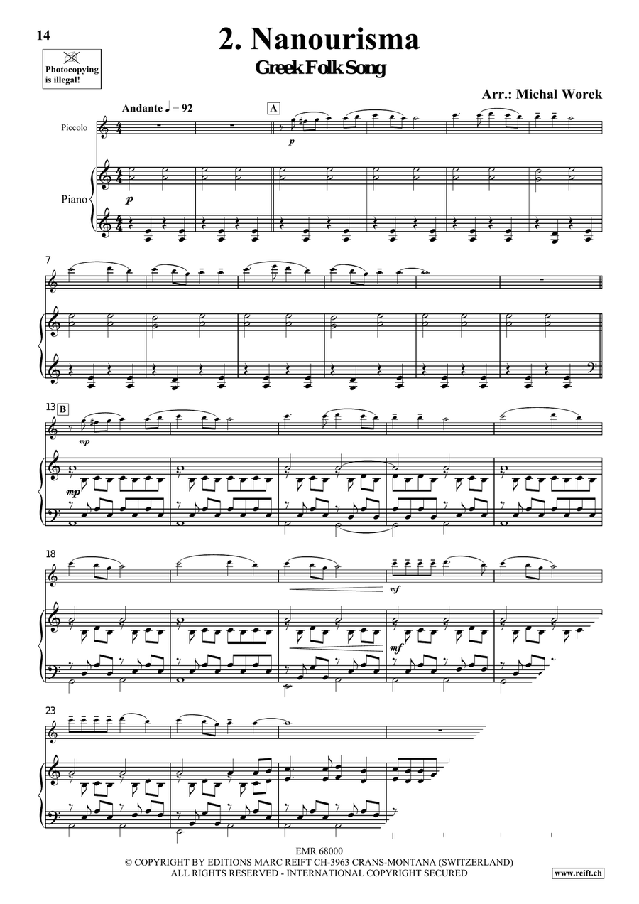 Around The World Volume 8 Piccolo scores gallery preview page 6