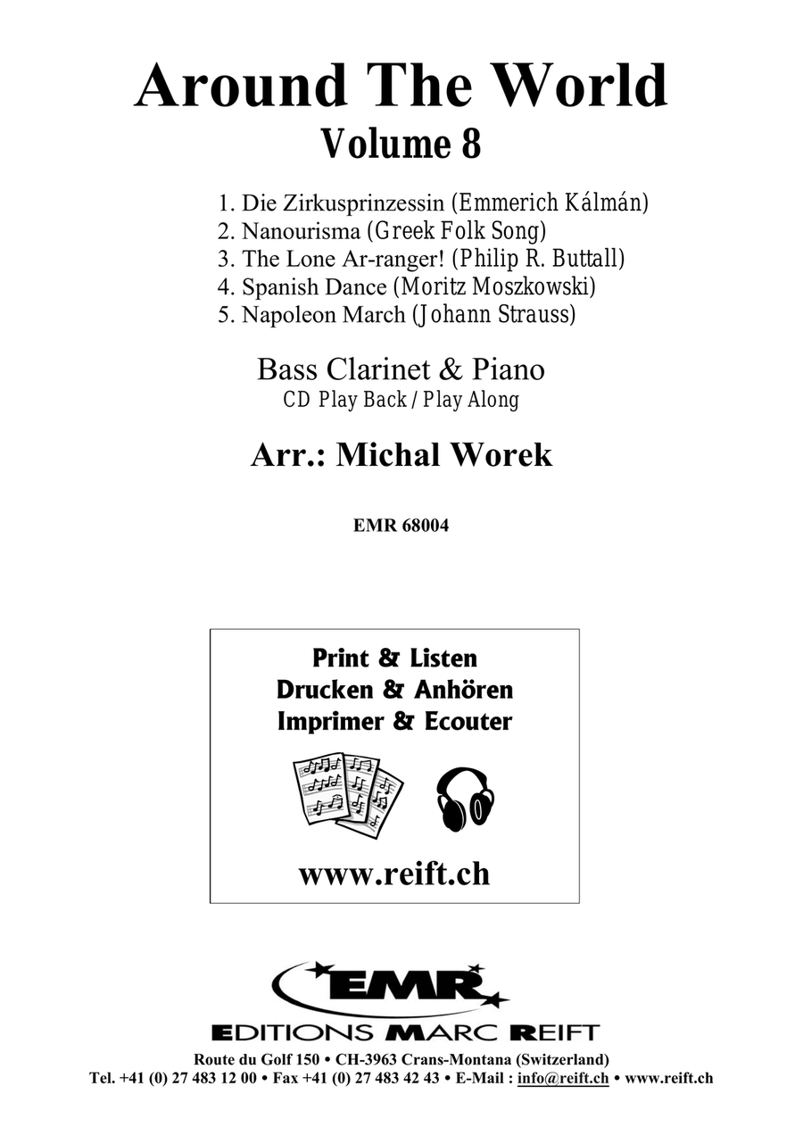 Around The World Volume 8 Bass Clarinet scores gallery preview page 2