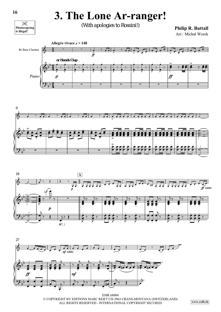 Around The World Volume 8 Bass Clarinet scores gallery preview page 7