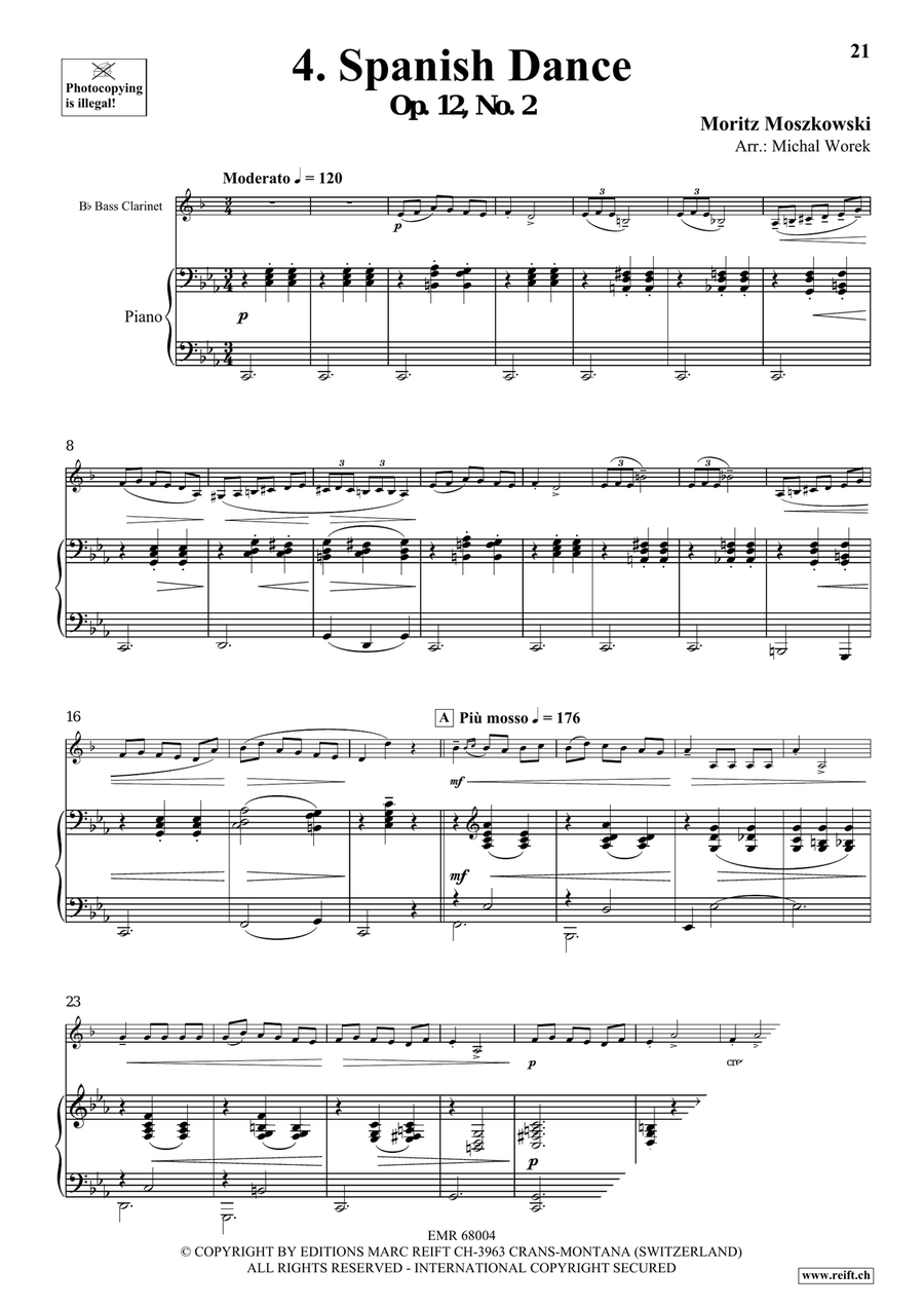 Around The World Volume 8 Bass Clarinet scores gallery preview page 8