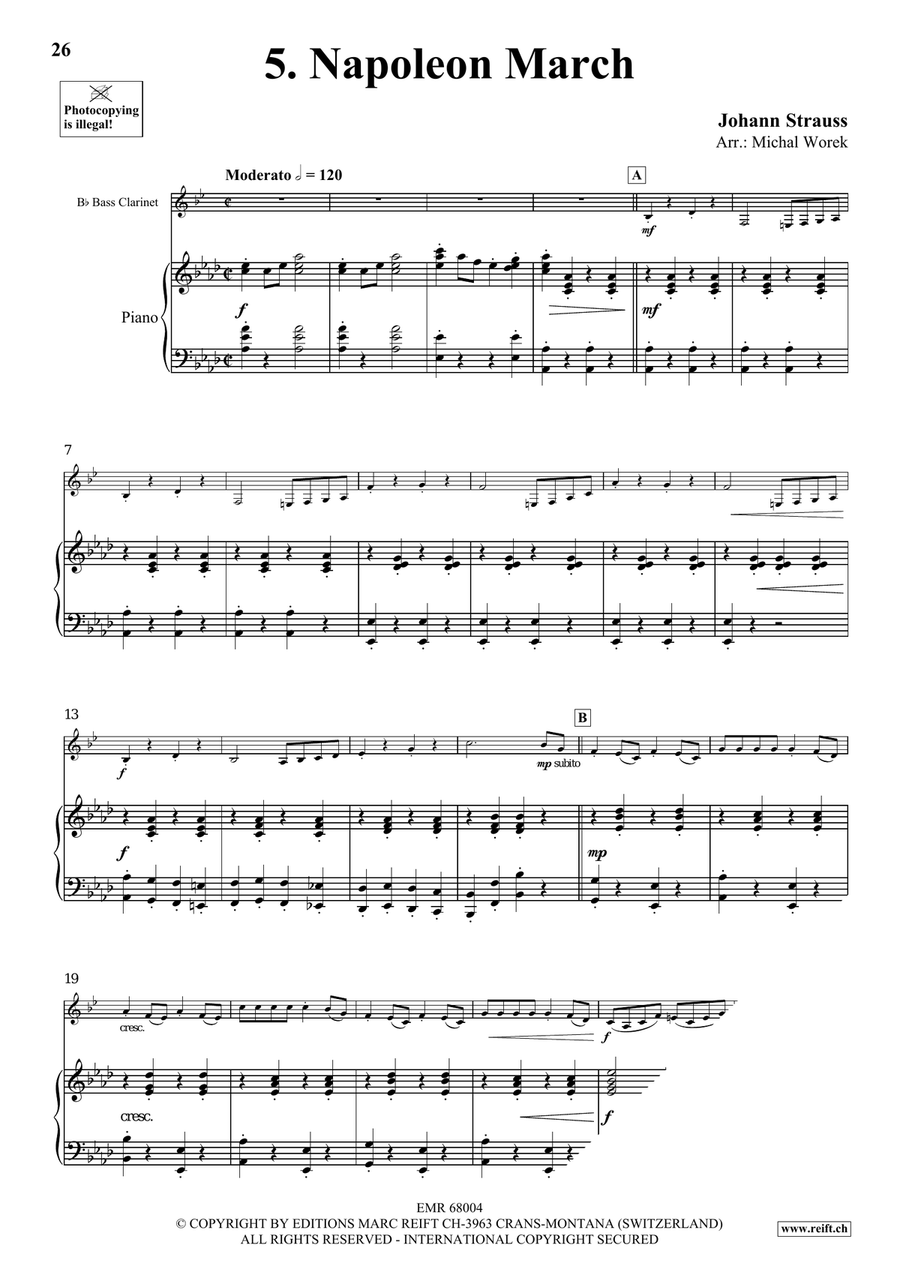 Around The World Volume 8 Bass Clarinet scores gallery preview page 9