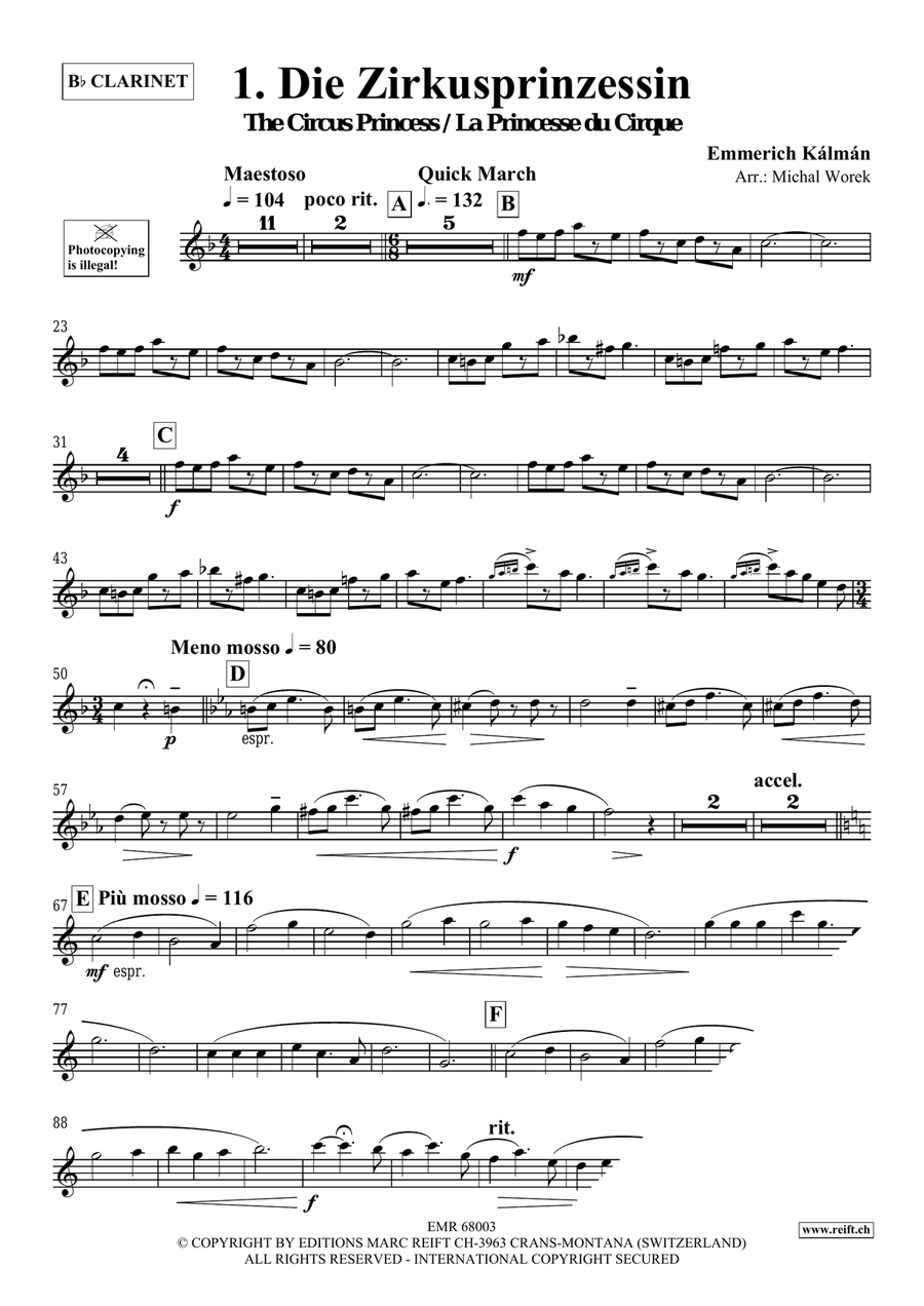 Around The World Volume 8 Clarinet Solo scores gallery preview page 4