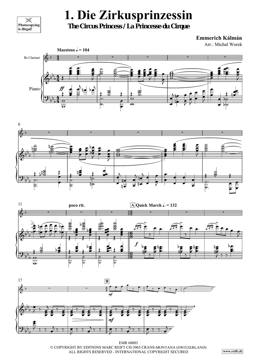 Around The World Volume 8 Clarinet Solo scores gallery preview page 5