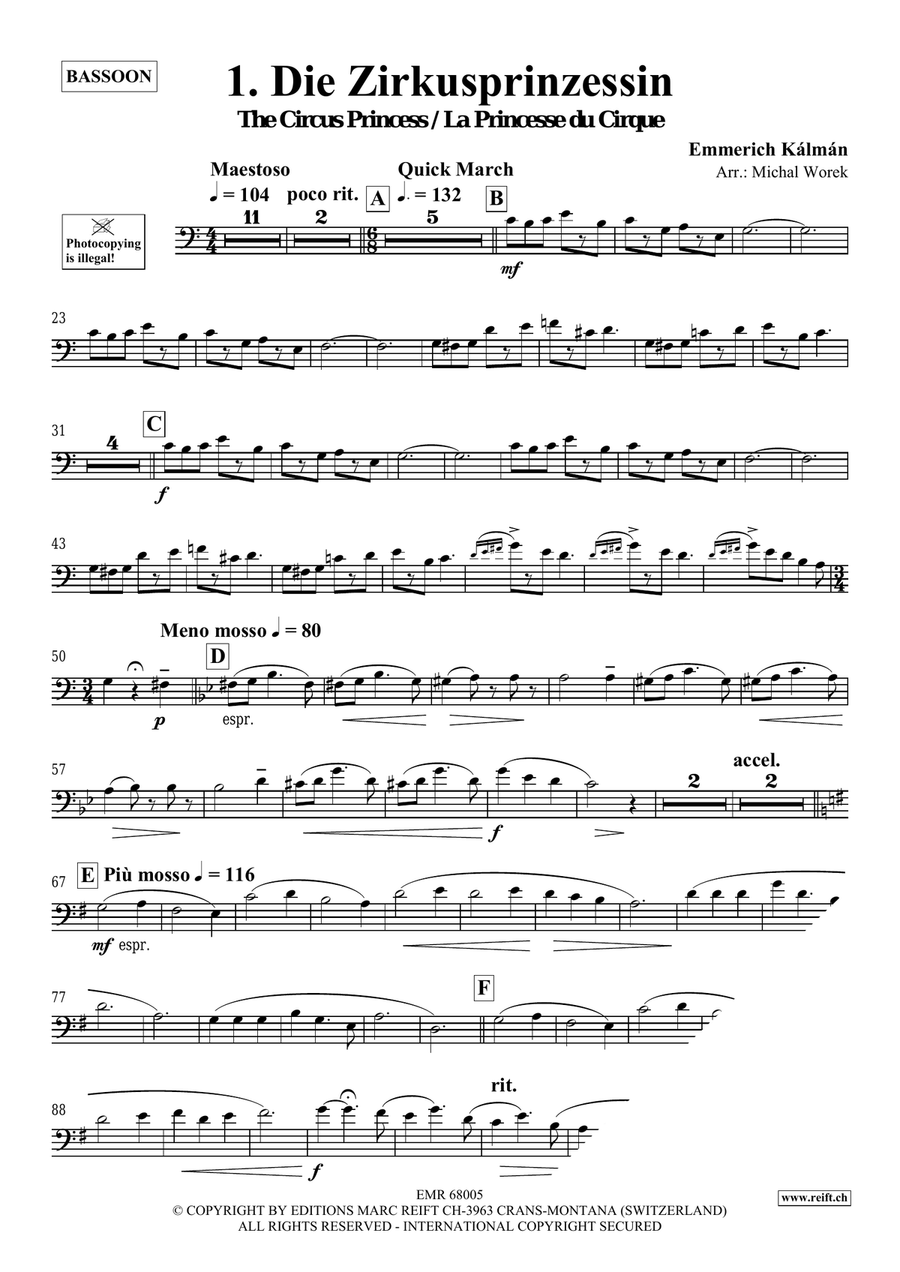 Around The World Volume 8 Bassoon Solo scores gallery preview page 4