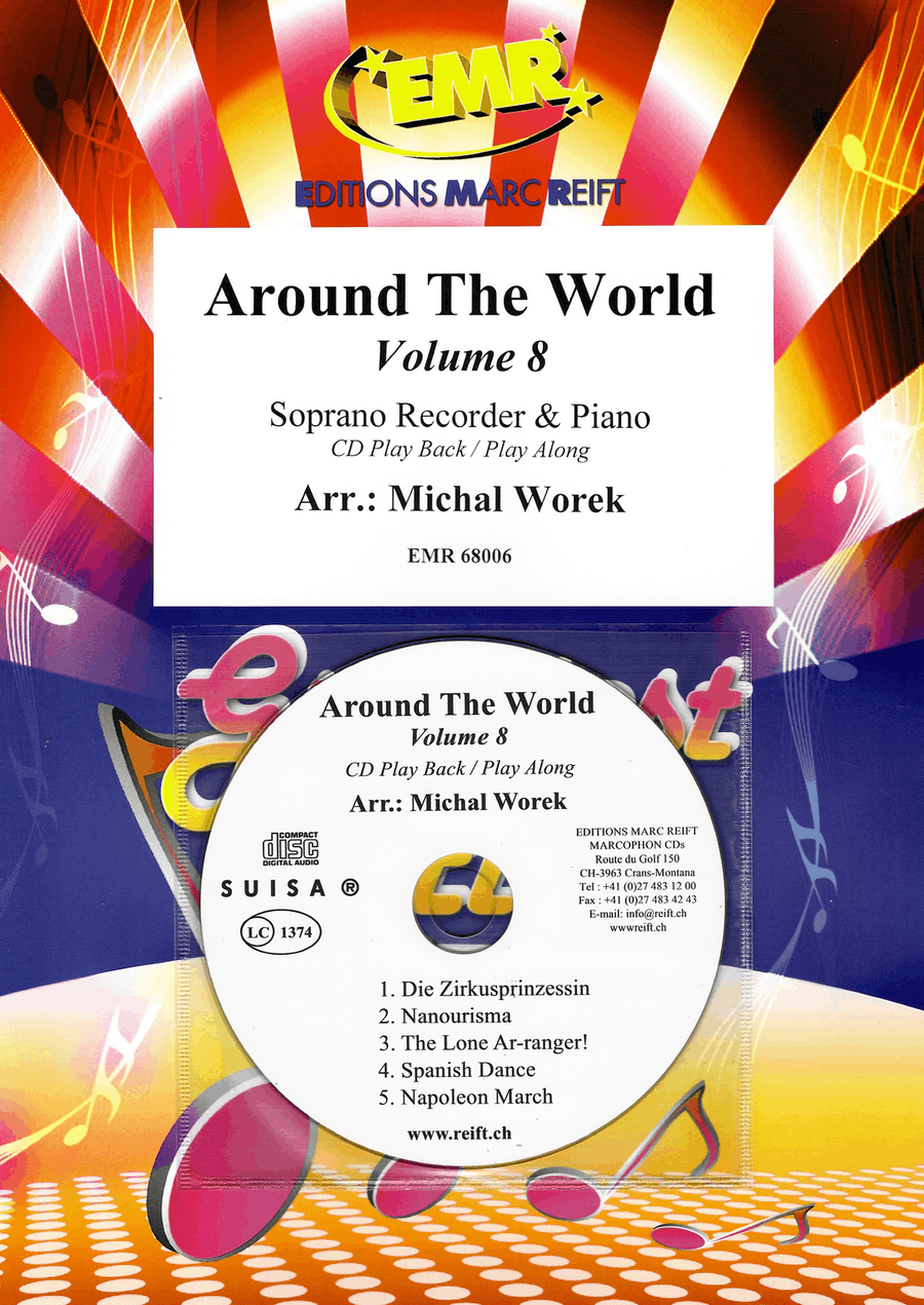 Around The World Volume 8 Soprano Recorder scores gallery preview page 1