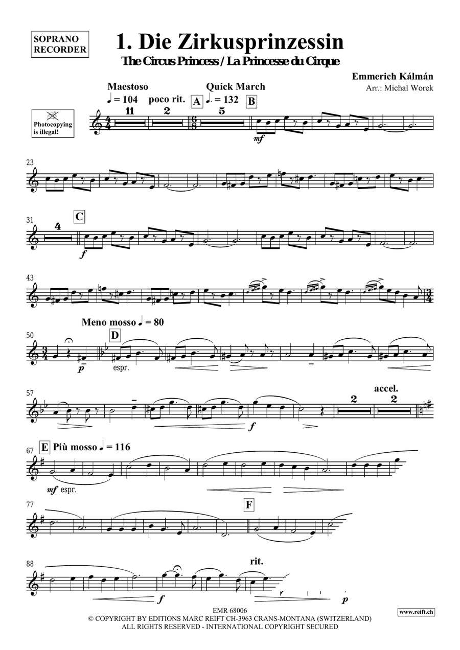 Around The World Volume 8 Soprano Recorder scores gallery preview page 4