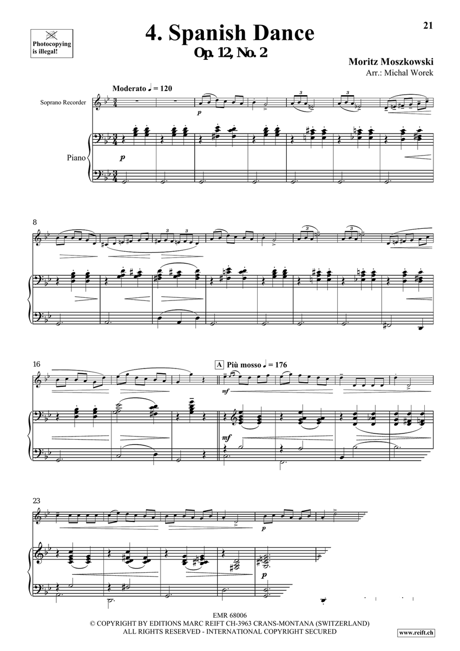 Around The World Volume 8 Soprano Recorder scores gallery preview page 8
