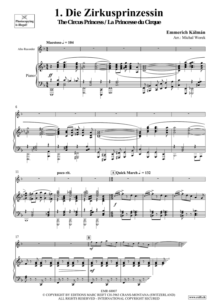 Around The World Volume 8 Alto Recorder scores gallery preview page 5