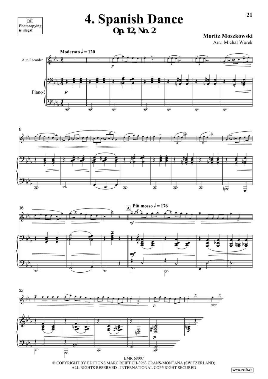 Around The World Volume 8 Alto Recorder scores gallery preview page 8