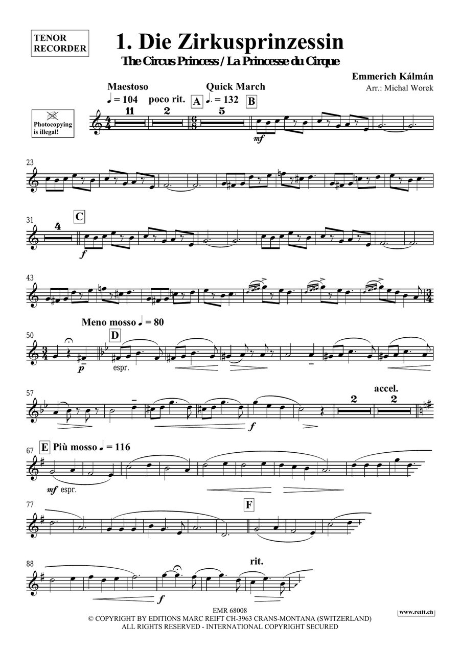 Around The World Volume 8 Tenor Recorder scores gallery preview page 4