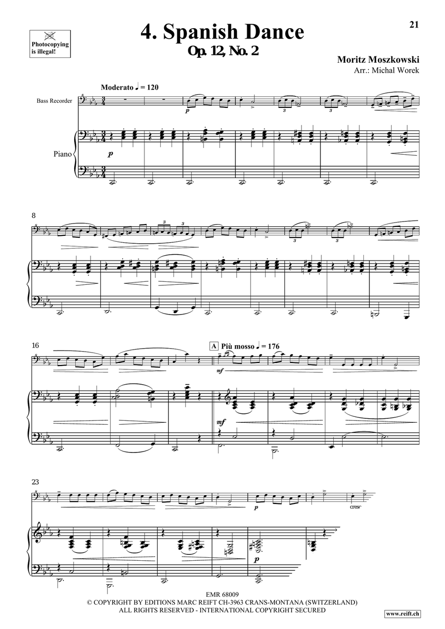 Around The World Volume 8 Bass Recorder scores gallery preview page 8