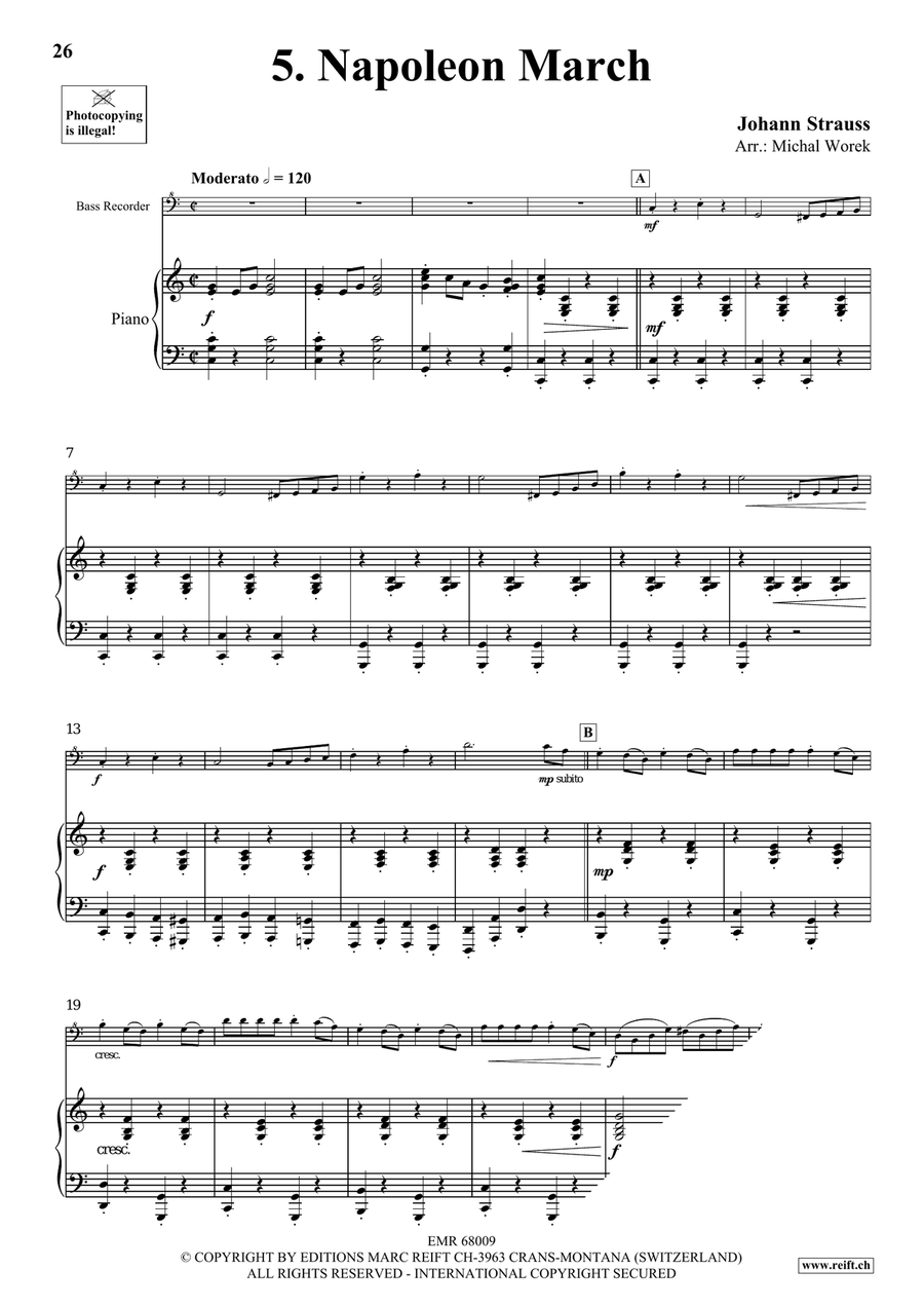 Around The World Volume 8 Bass Recorder scores gallery preview page 9
