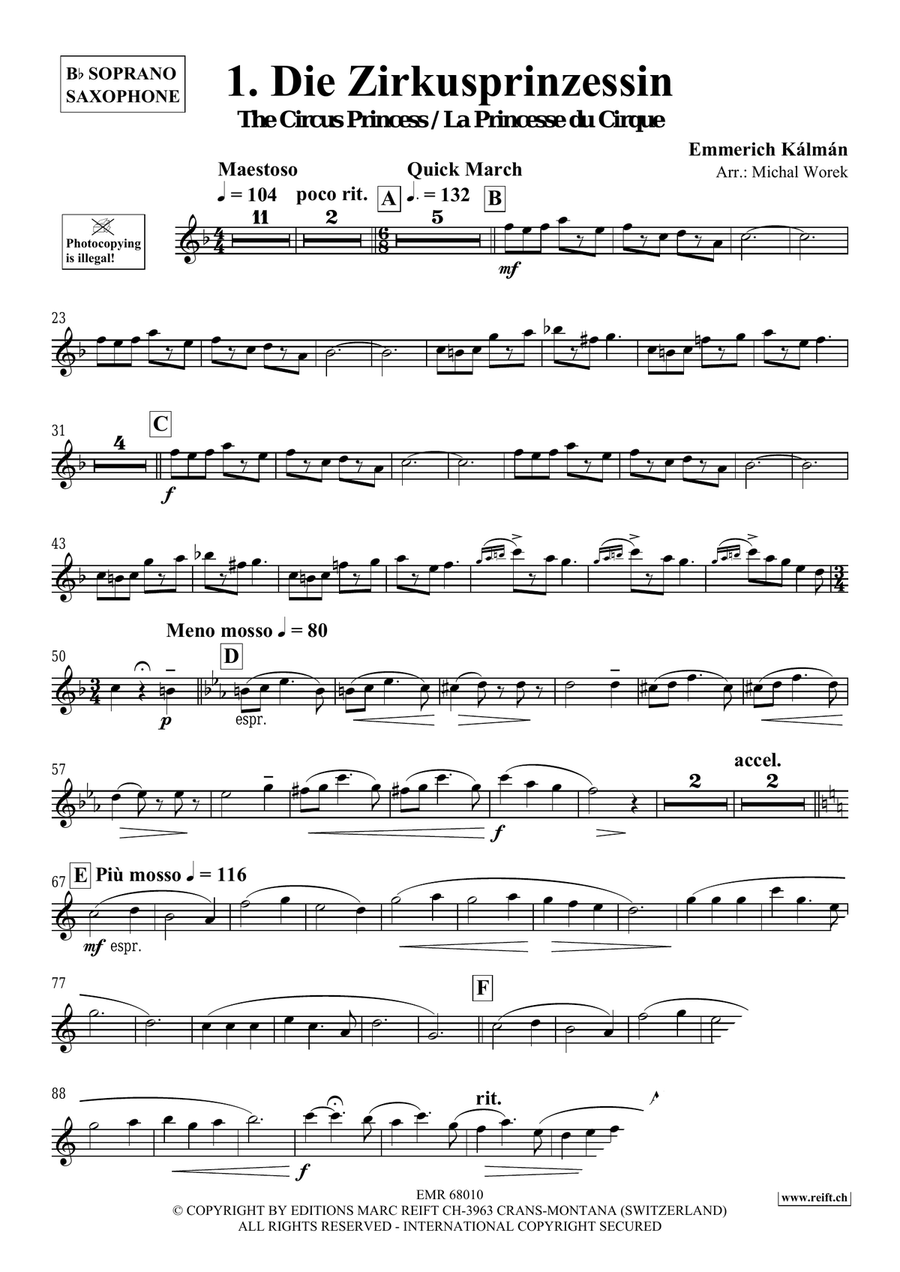 Around The World Volume 8 Soprano Saxophone scores gallery preview page 4