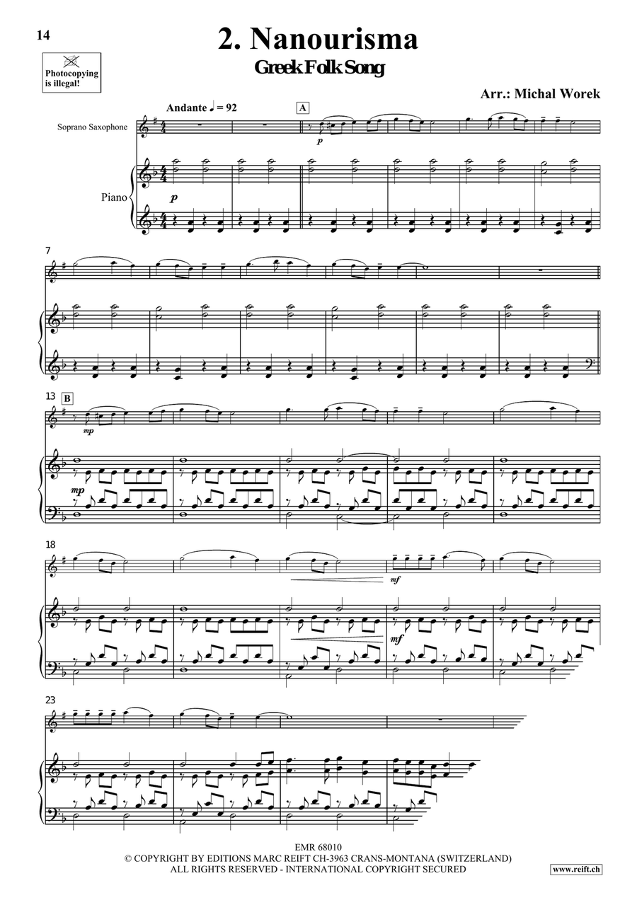 Around The World Volume 8 Soprano Saxophone scores gallery preview page 6
