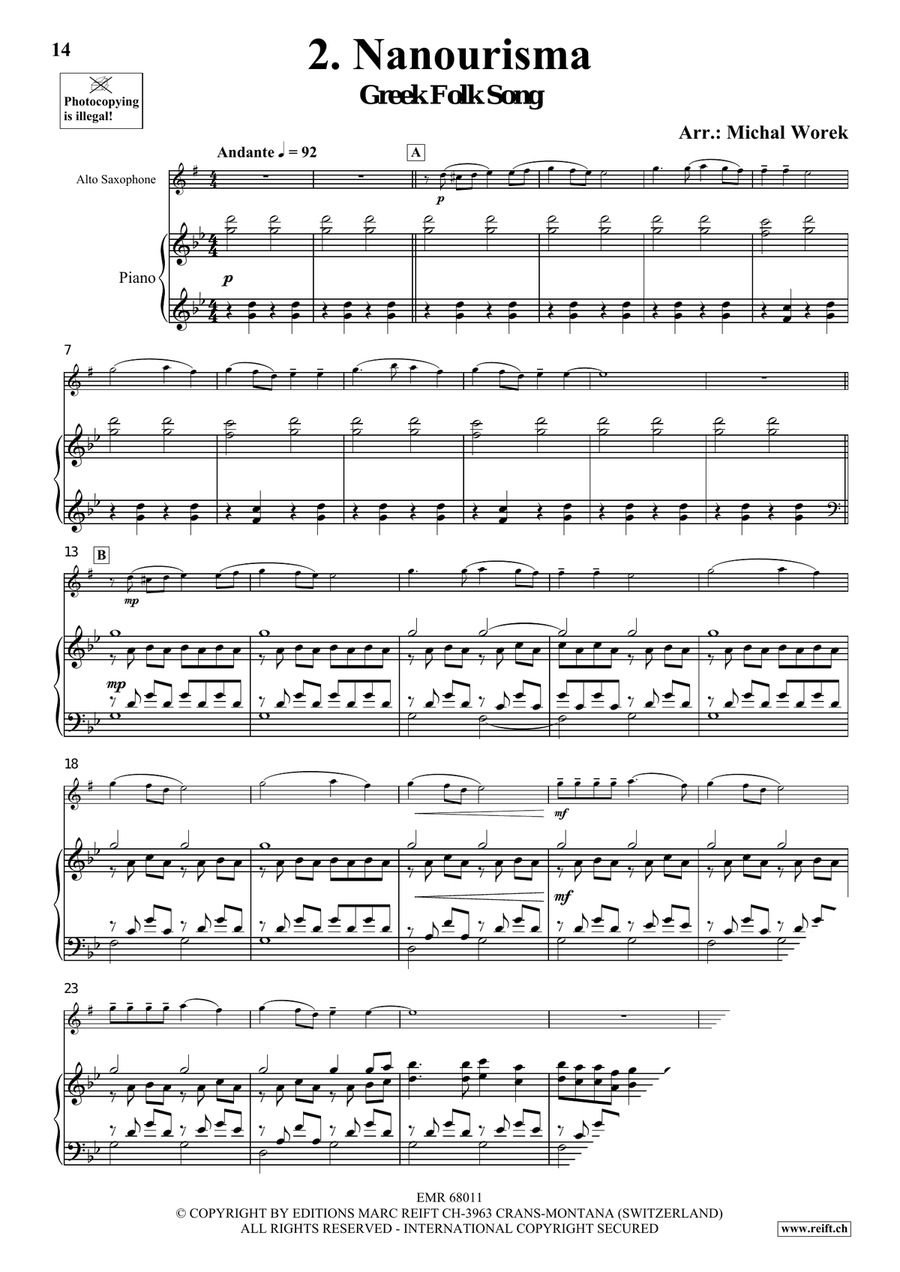 Around The World Volume 8 Alto Saxophone scores gallery preview page 6