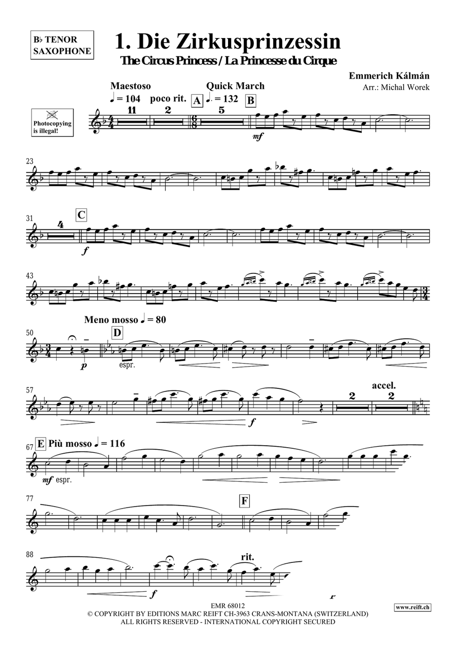 Around The World Volume 8 Tenor Saxophone scores gallery preview page 4