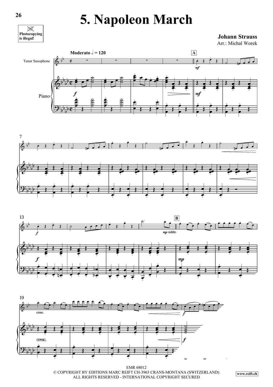 Around The World Volume 8 Tenor Saxophone scores gallery preview page 9