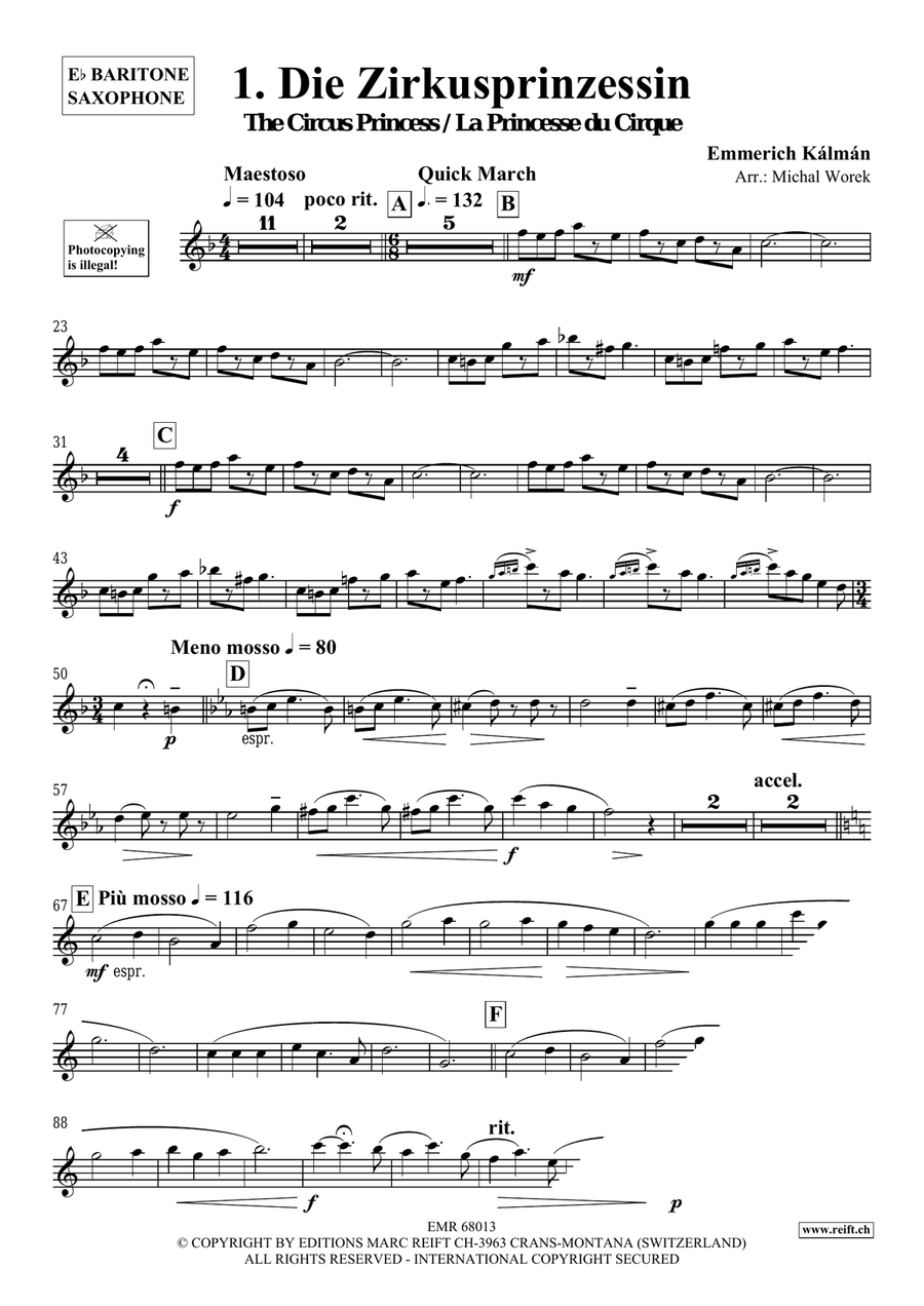 Around The World Volume 8 Baritone Saxophone scores gallery preview page 4