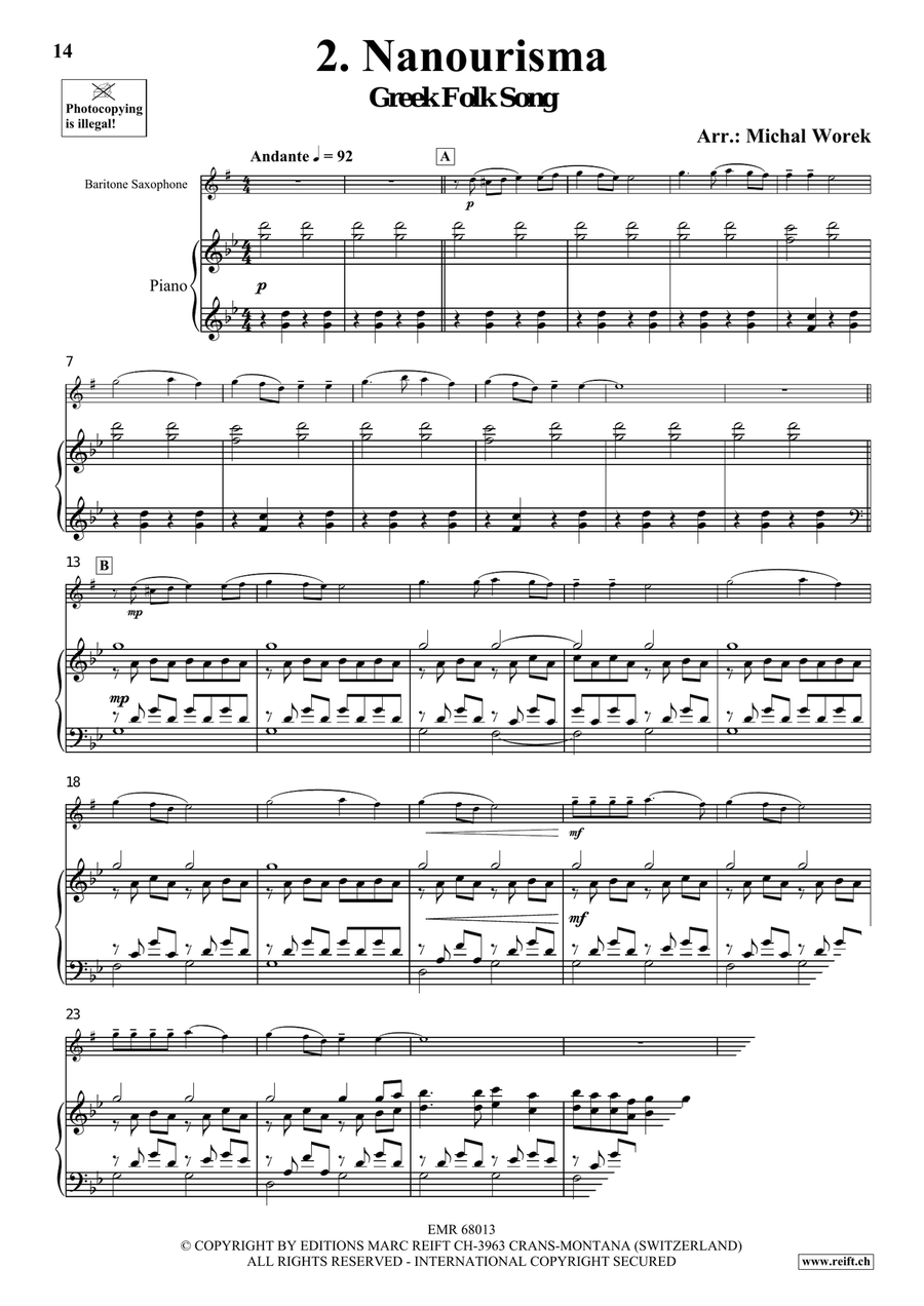 Around The World Volume 8 Baritone Saxophone scores gallery preview page 6