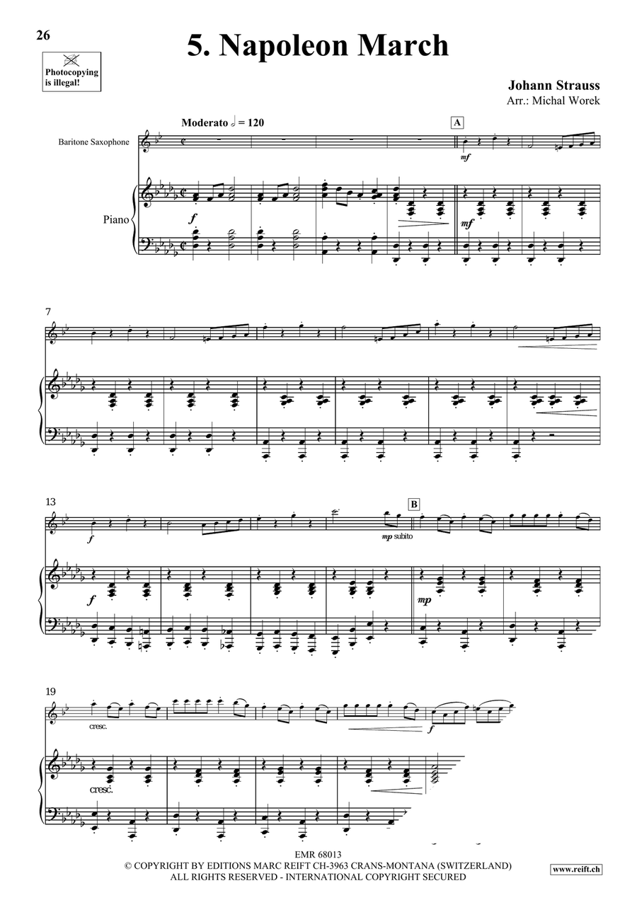 Around The World Volume 8 Baritone Saxophone scores gallery preview page 9