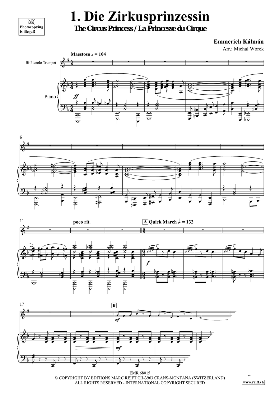 Around The World Volume 8 Piccolo Trumpet scores gallery preview page 5