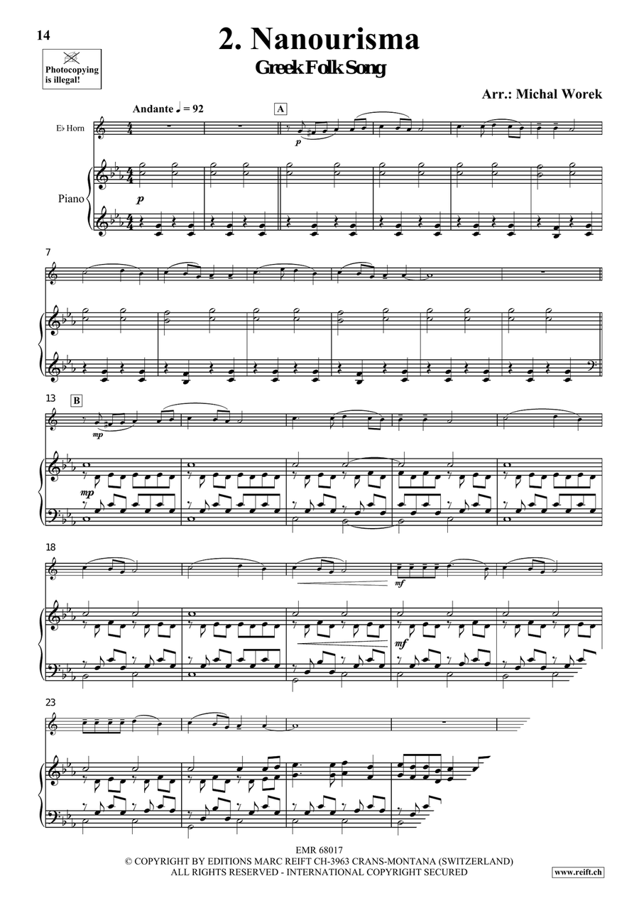Around The World Volume 8 Horn scores gallery preview page 6
