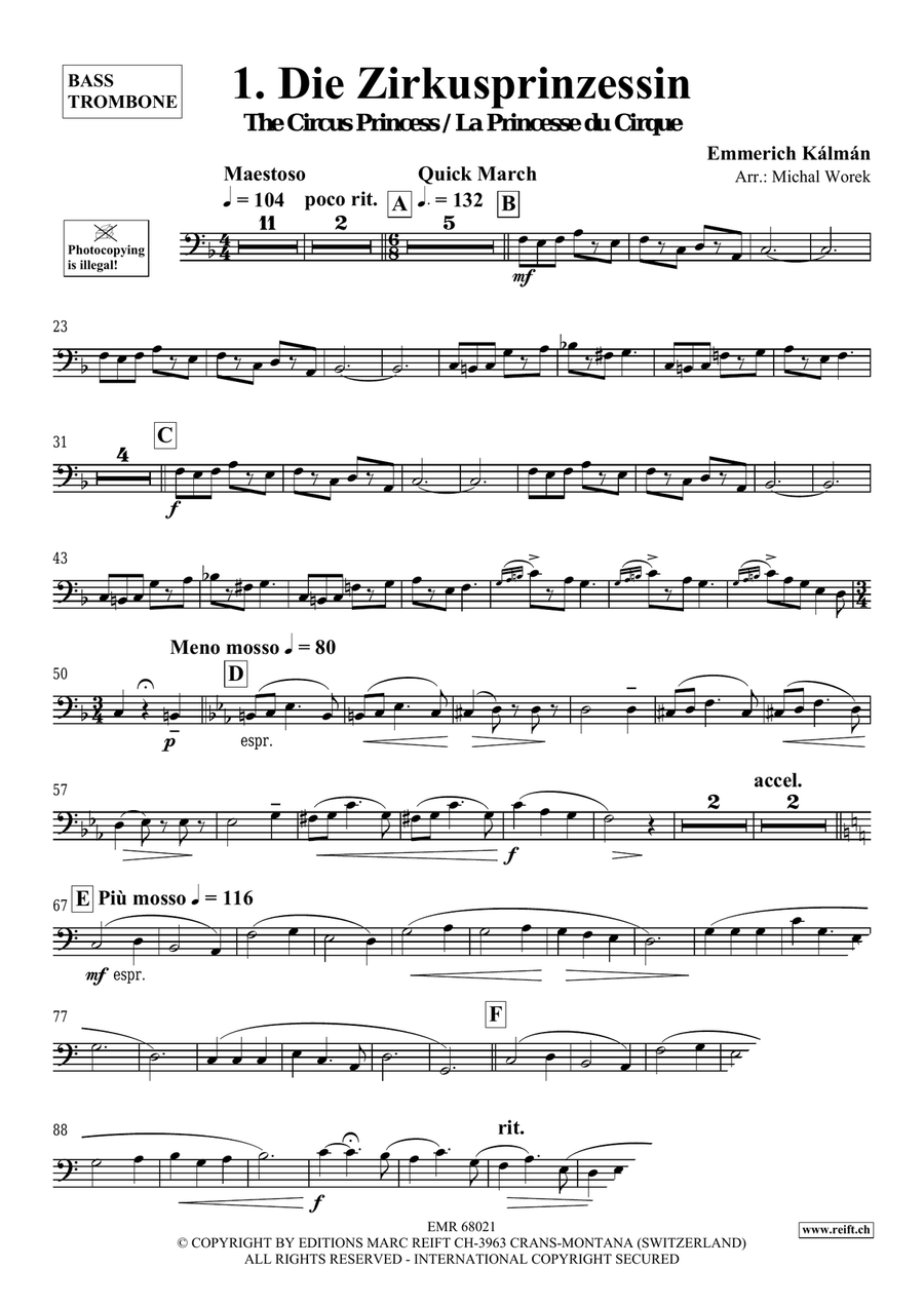Around The World Volume 8 Trombone scores gallery preview page 4