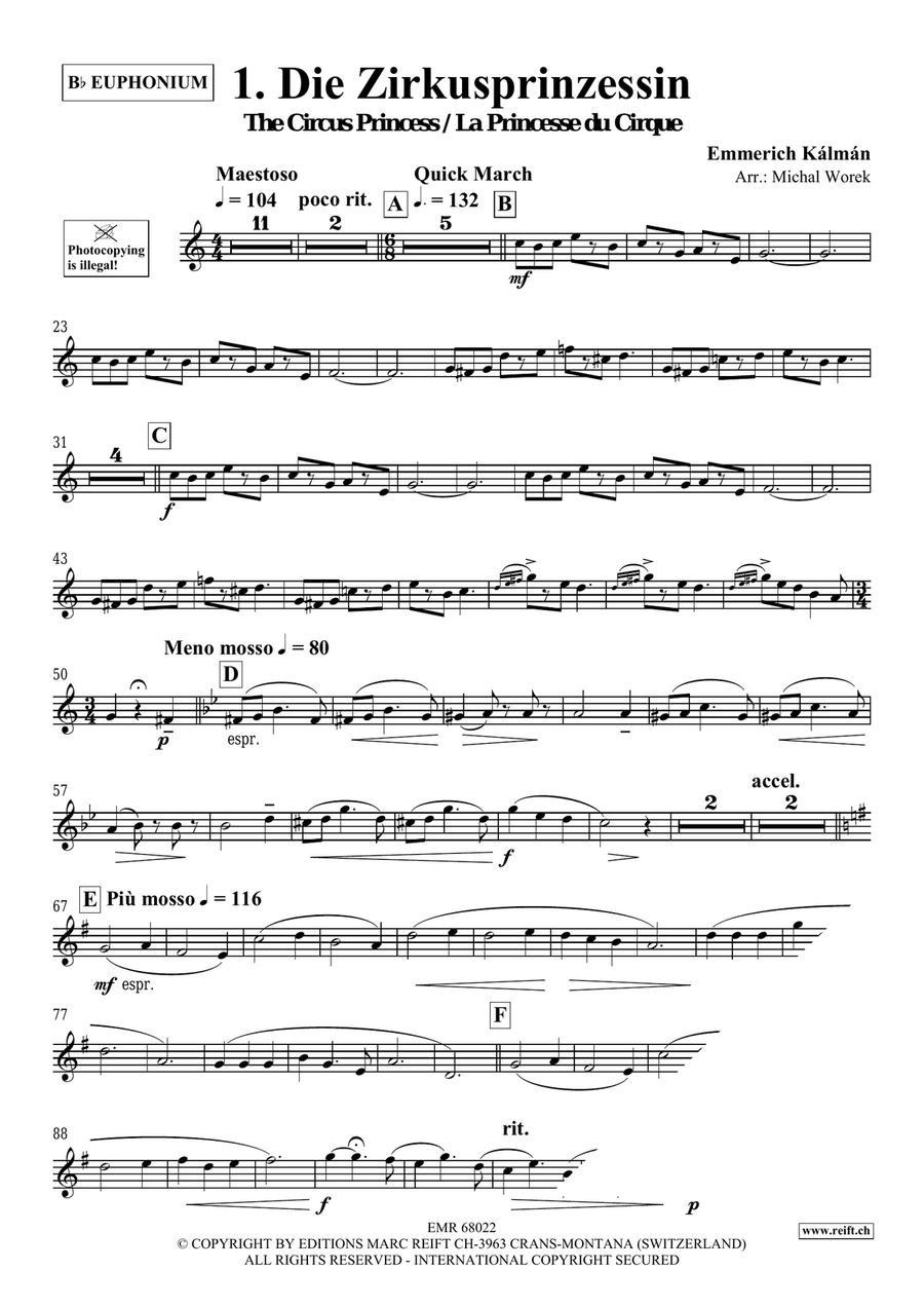 Around The World Volume 8 Euphonium scores gallery preview page 4